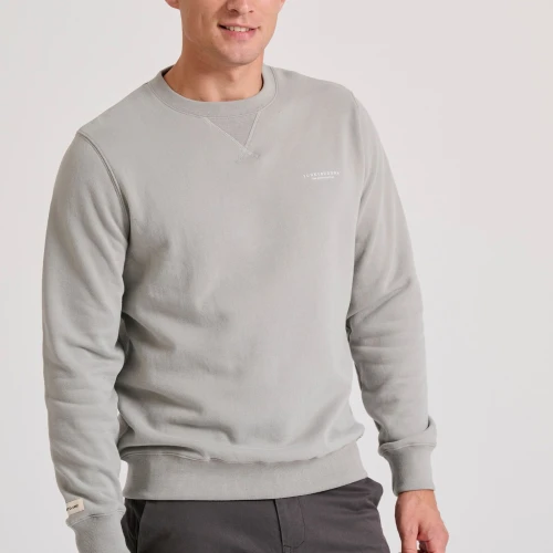 FUNKY BUDDHA Ανδρικό φούτερ με τυπωμένο logo - The essentials