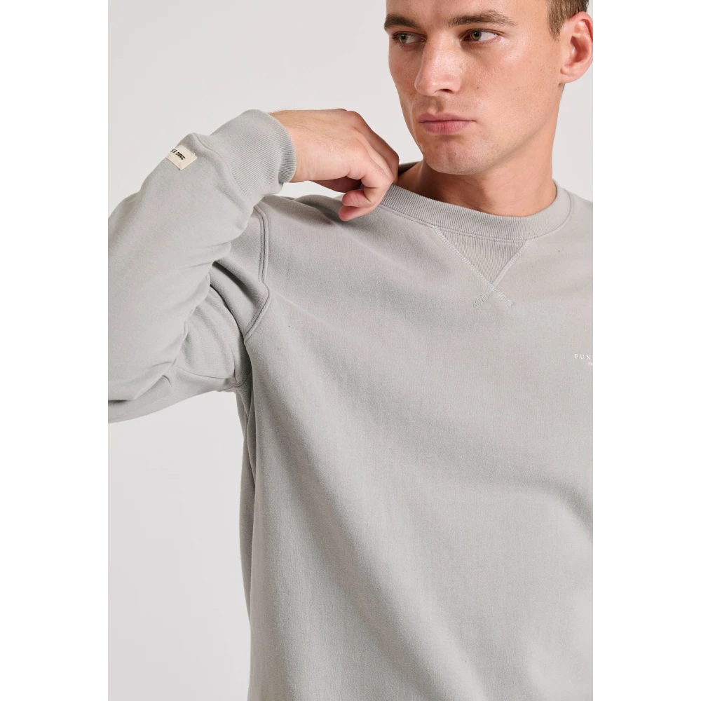 FUNKY BUDDHA Ανδρικό φούτερ με τυπωμένο logo - The essentials