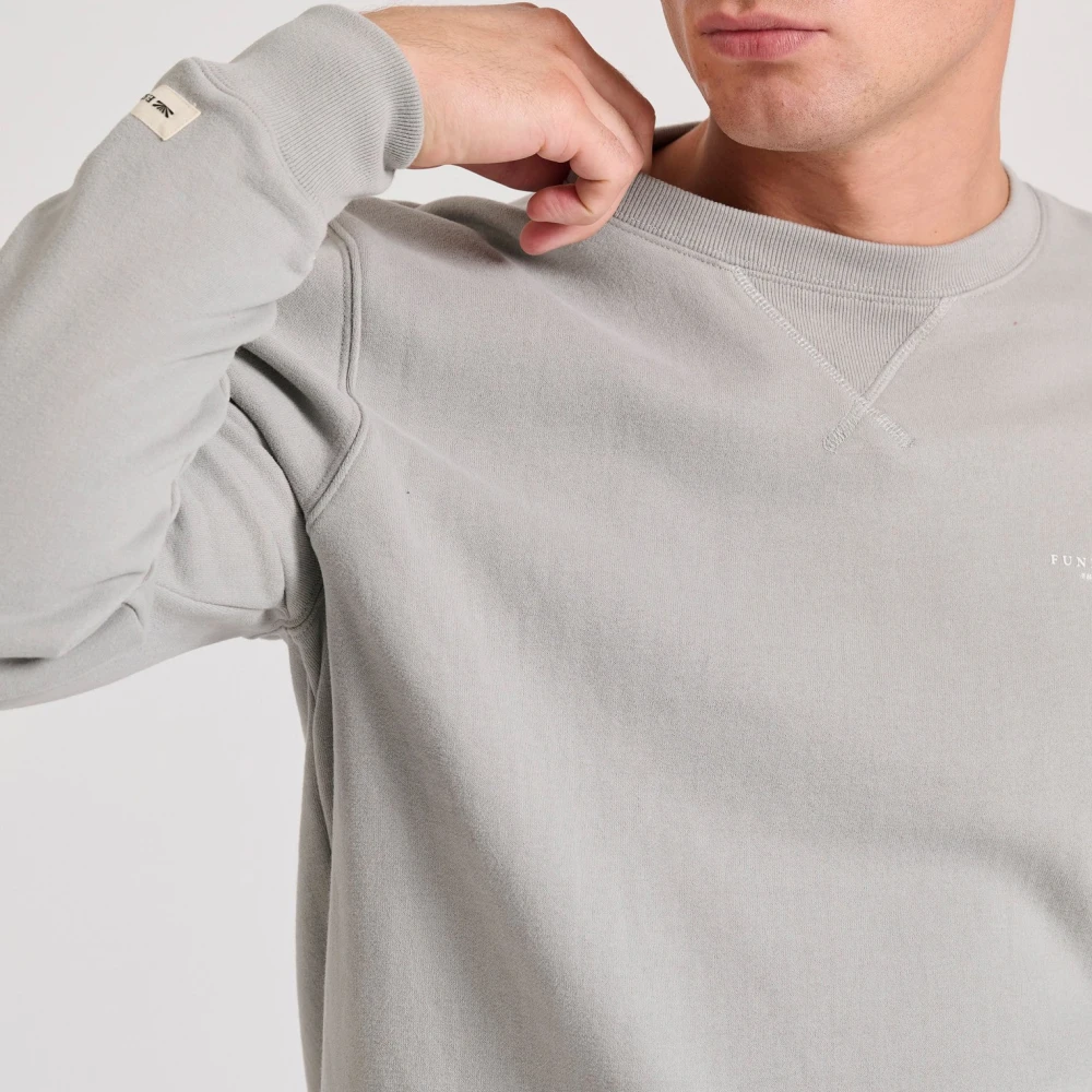 FUNKY BUDDHA Ανδρικό φούτερ με τυπωμένο logo - The essentials