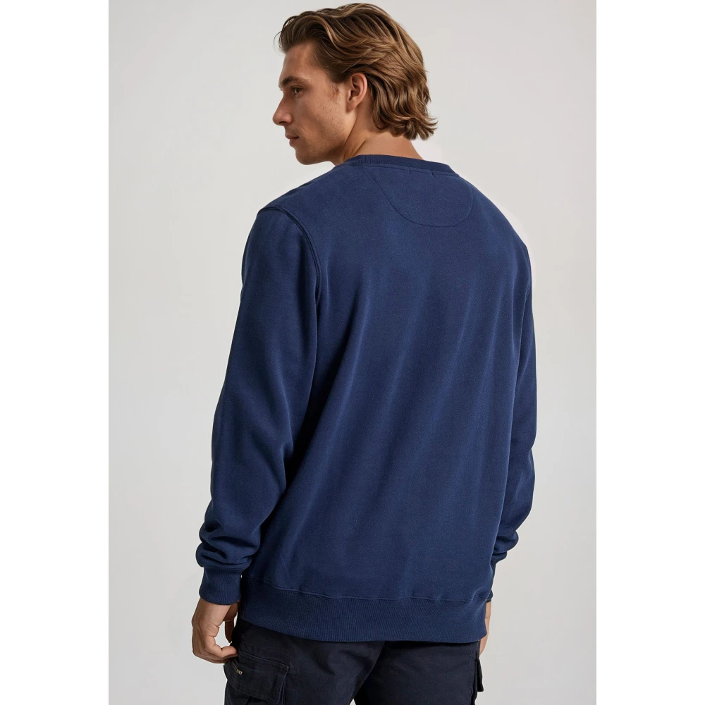 FUNKY BUDDHA Ανδρικό φούτερ με τυπωμένο logo - The essentials