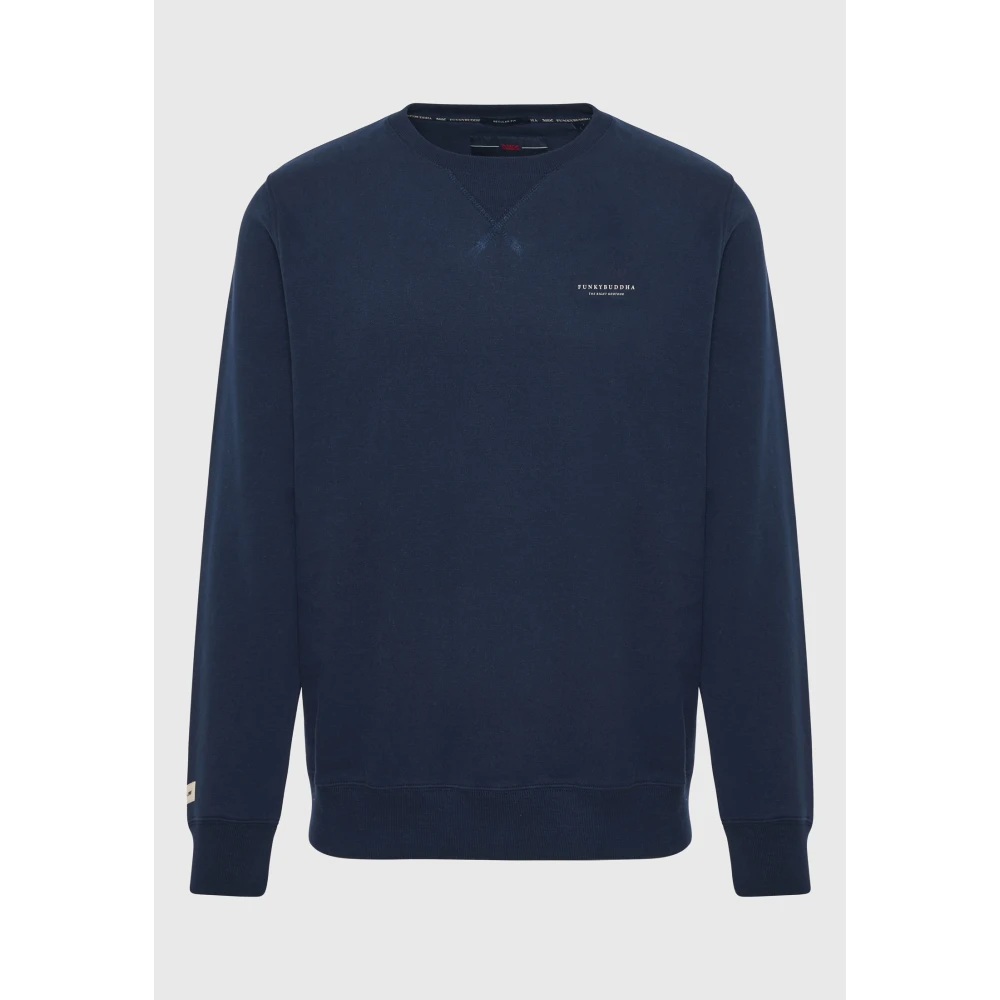 FUNKY BUDDHA Ανδρικό φούτερ με τυπωμένο logo - The essentials