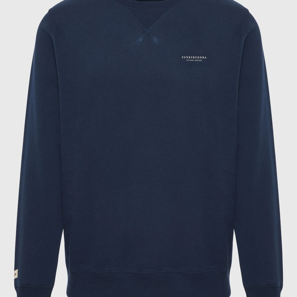 FUNKY BUDDHA Ανδρικό φούτερ με τυπωμένο logo - The essentials