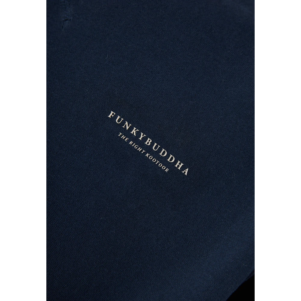 FUNKY BUDDHA Ανδρικό φούτερ με τυπωμένο logo - The essentials