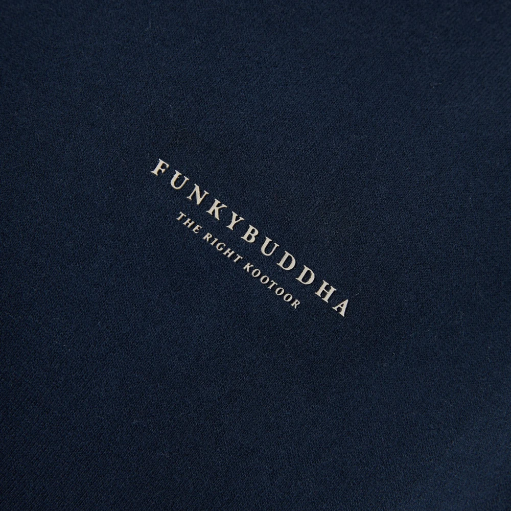 FUNKY BUDDHA Ανδρικό φούτερ με τυπωμένο logo - The essentials