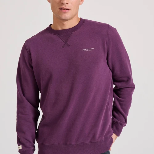 FUNKY BUDDHA Ανδρικό φούτερ με τυπωμένο logo - The essentials