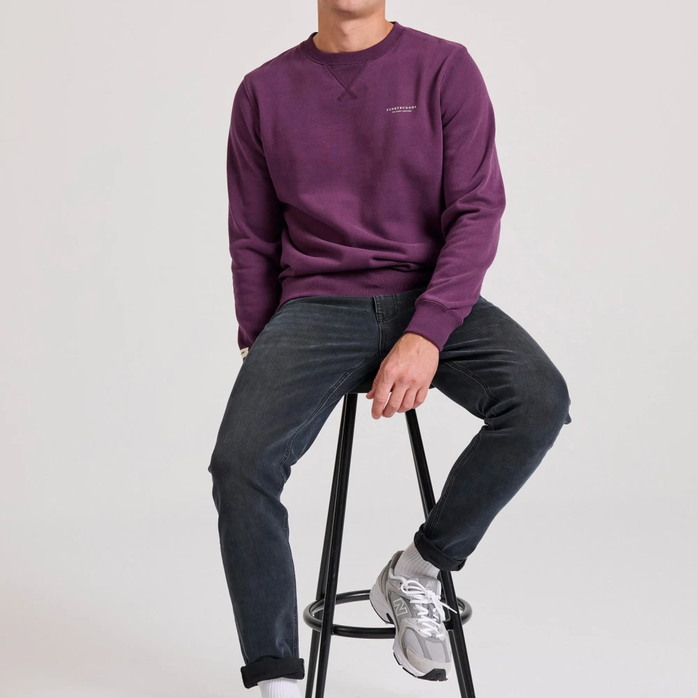 FUNKY BUDDHA Ανδρικό φούτερ με τυπωμένο logo - The essentials