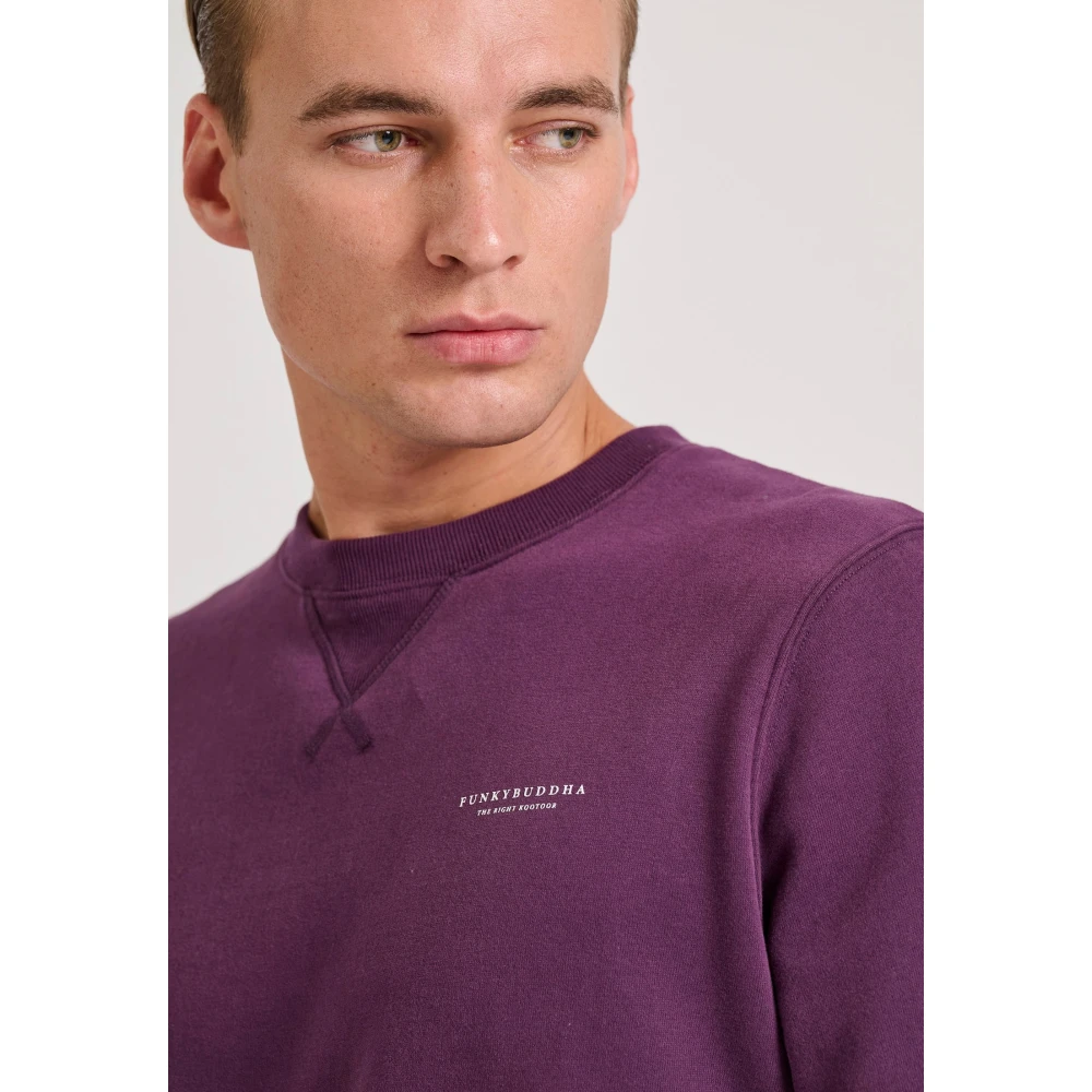 FUNKY BUDDHA Ανδρικό φούτερ με τυπωμένο logo - The essentials