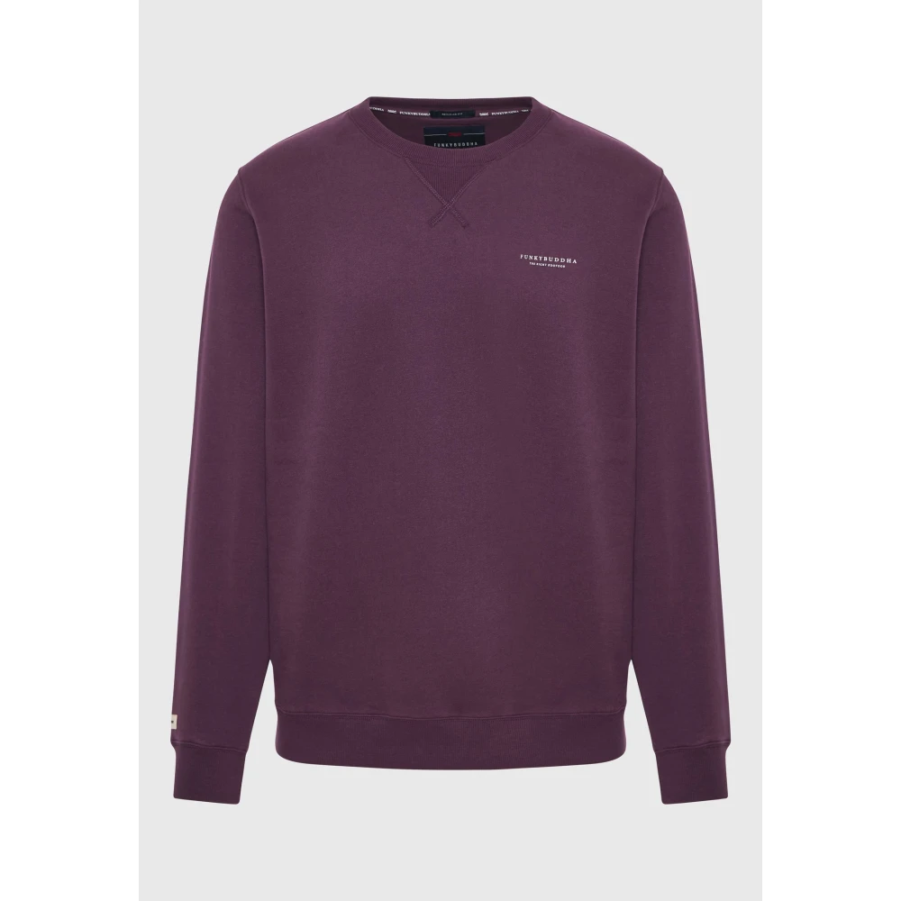 FUNKY BUDDHA Ανδρικό φούτερ με τυπωμένο logo - The essentials