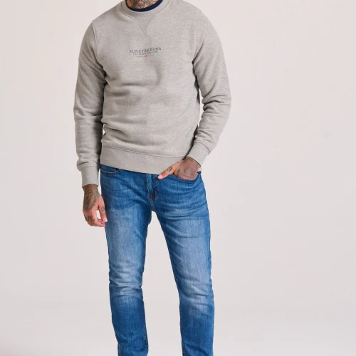 FUNKY BUDDHA Ανδρικό φούτερ με τυπωμένο λογότυπο