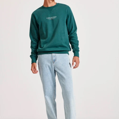 FUNKY BUDDHA Ανδρικό φούτερ με τυπωμένο λογότυπο