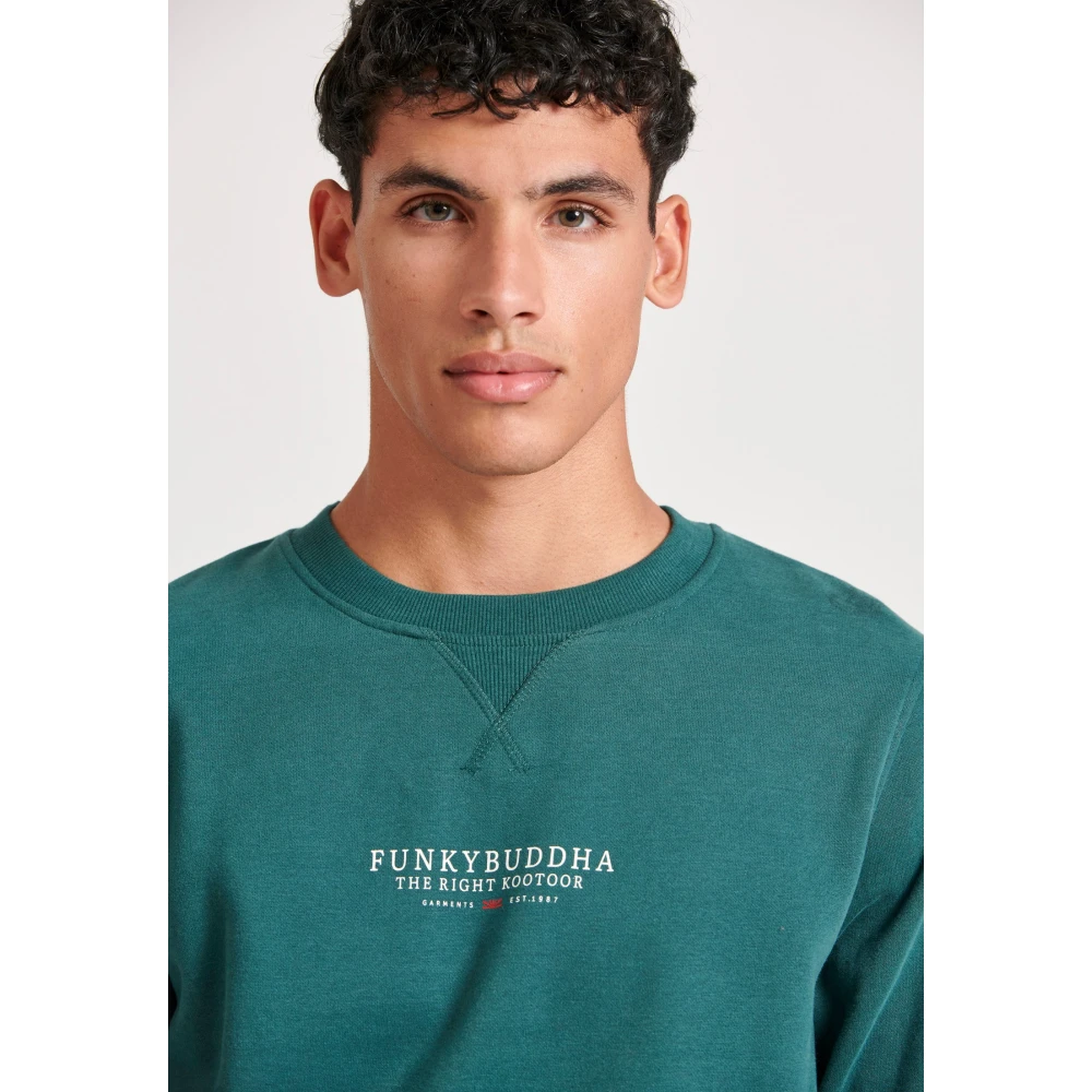 FUNKY BUDDHA Ανδρικό φούτερ με τυπωμένο λογότυπο