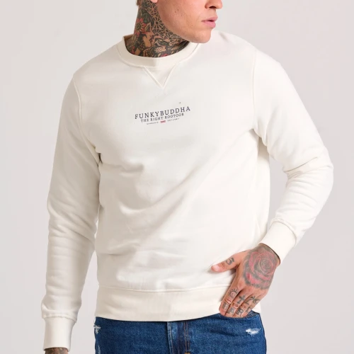 FUNKY BUDDHA Ανδρικό φούτερ με τυπωμένο λογότυπο
