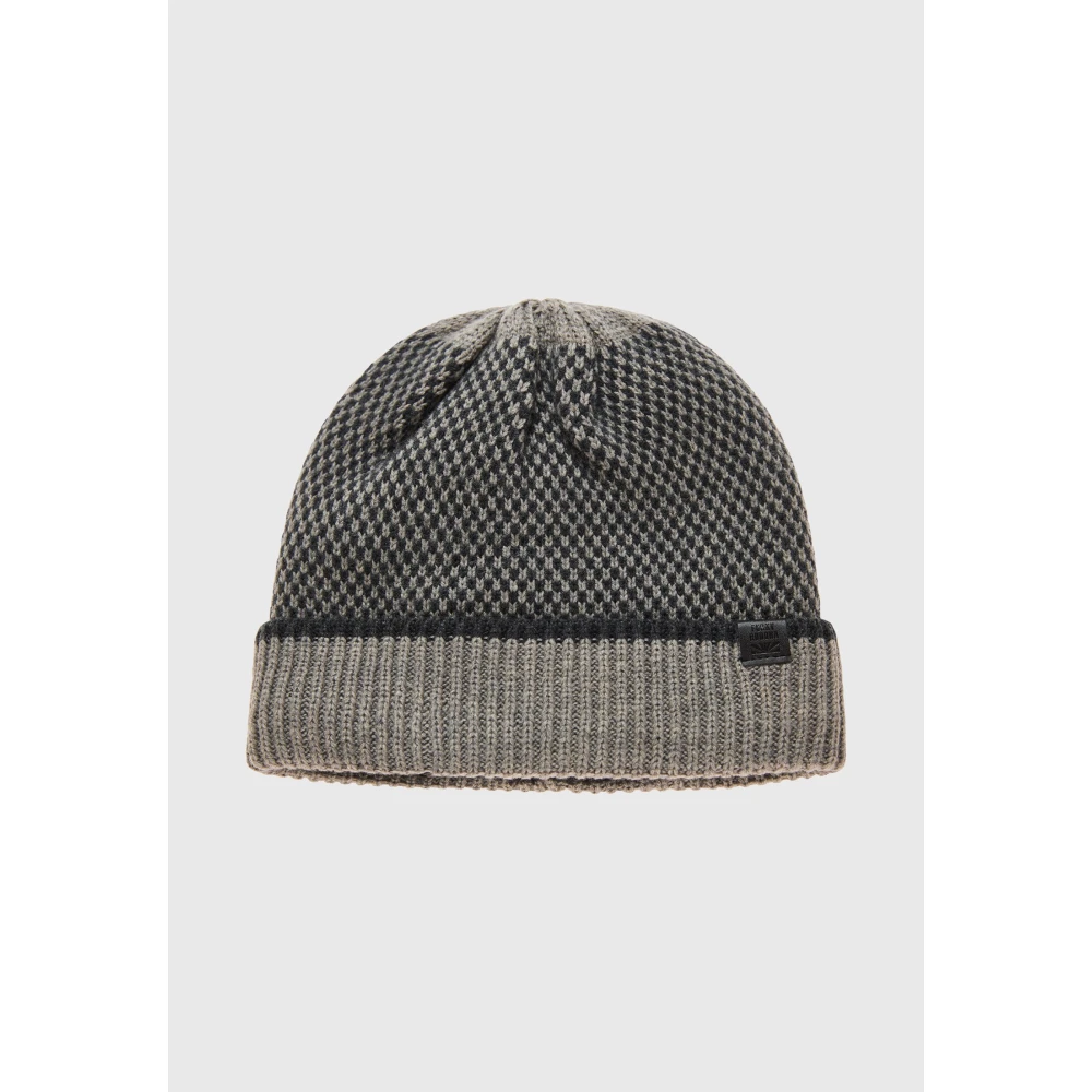 FUNKY BUDDHA Ανδρικός σκούφος σε δίχρωμη πλέξη