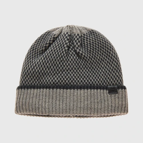 FUNKY BUDDHA Ανδρικός σκούφος σε δίχρωμη πλέξη