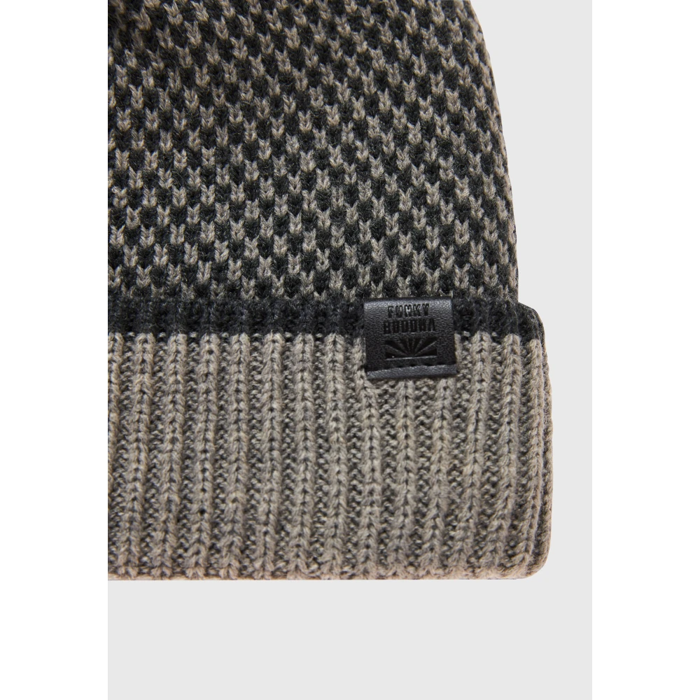 FUNKY BUDDHA Ανδρικός σκούφος σε δίχρωμη πλέξη