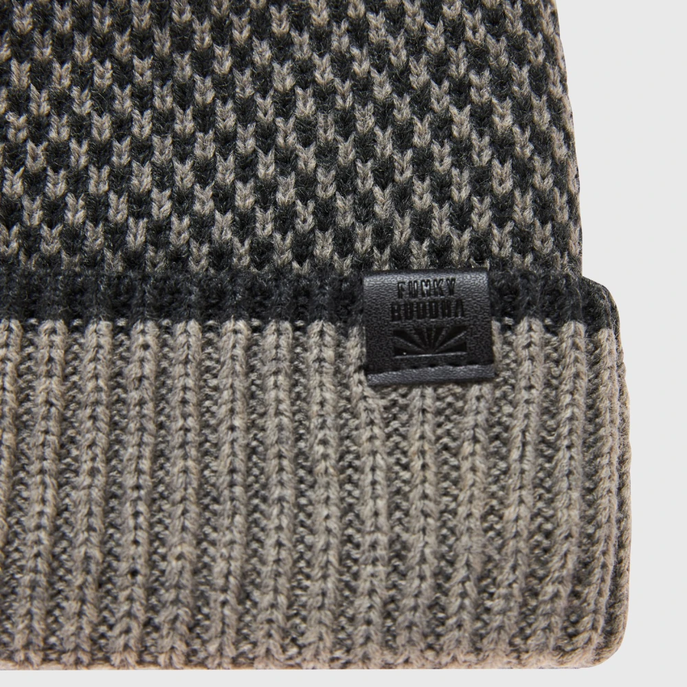 FUNKY BUDDHA Ανδρικός σκούφος σε δίχρωμη πλέξη