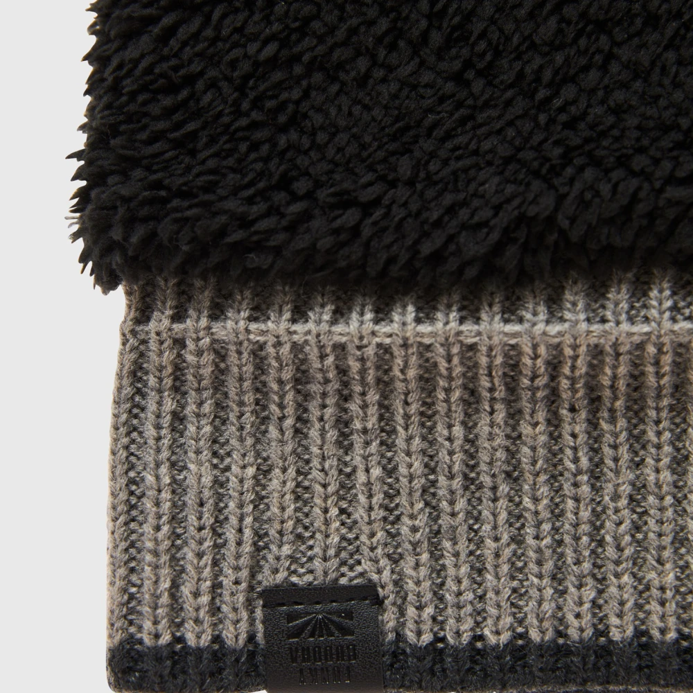 FUNKY BUDDHA Ανδρικός σκούφος σε δίχρωμη πλέξη