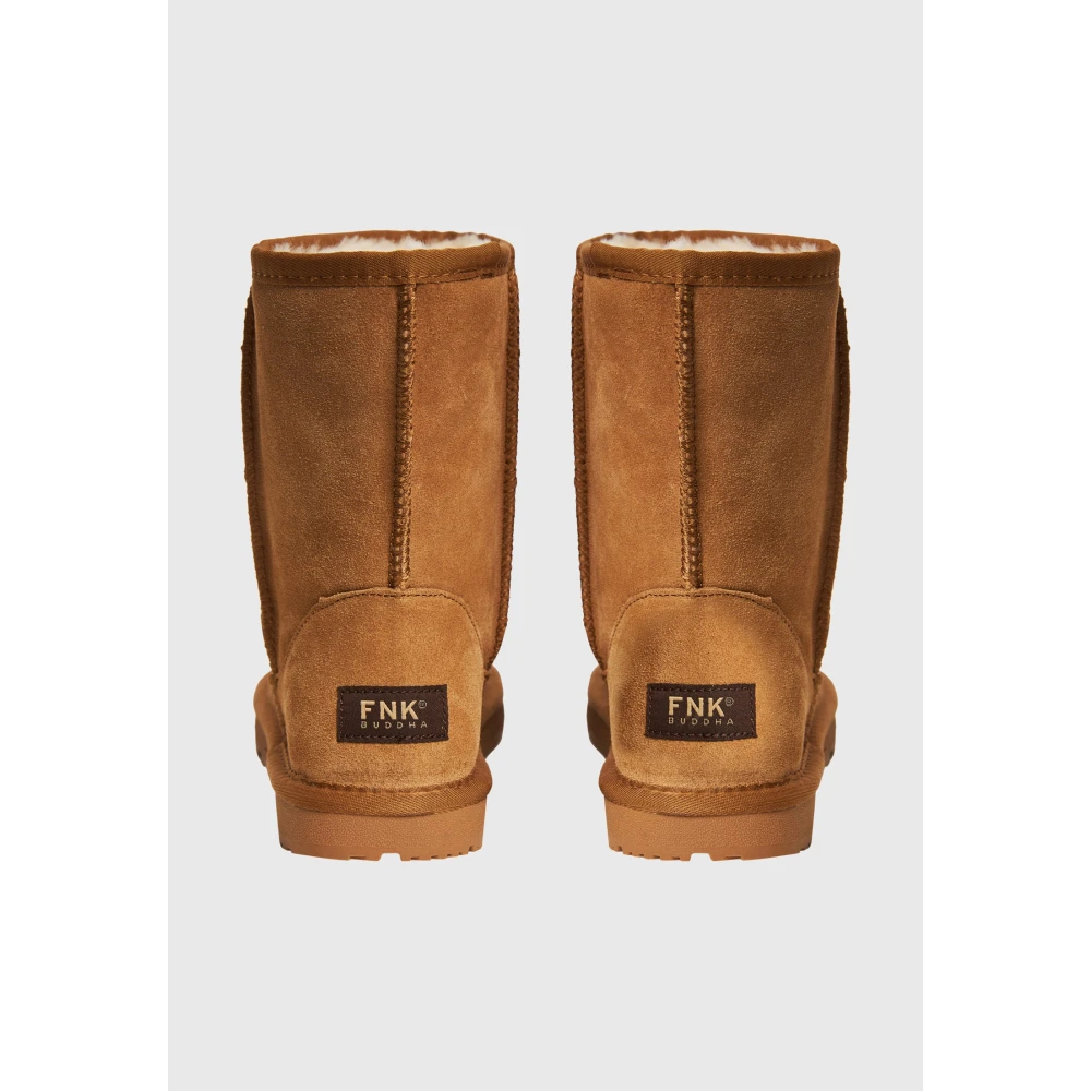 FUNKY BUDDHA Γυναικεία μποτάκια από καστόρι