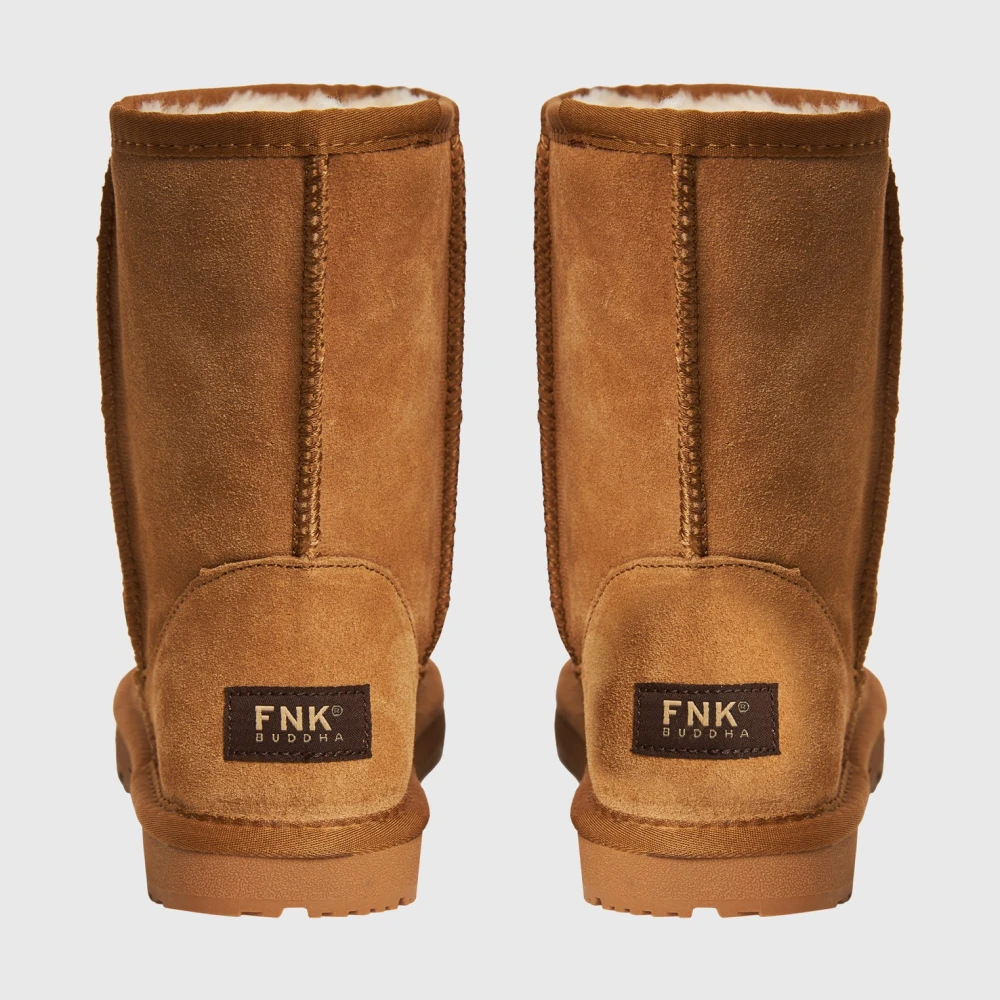 FUNKY BUDDHA Γυναικεία μποτάκια από καστόρι