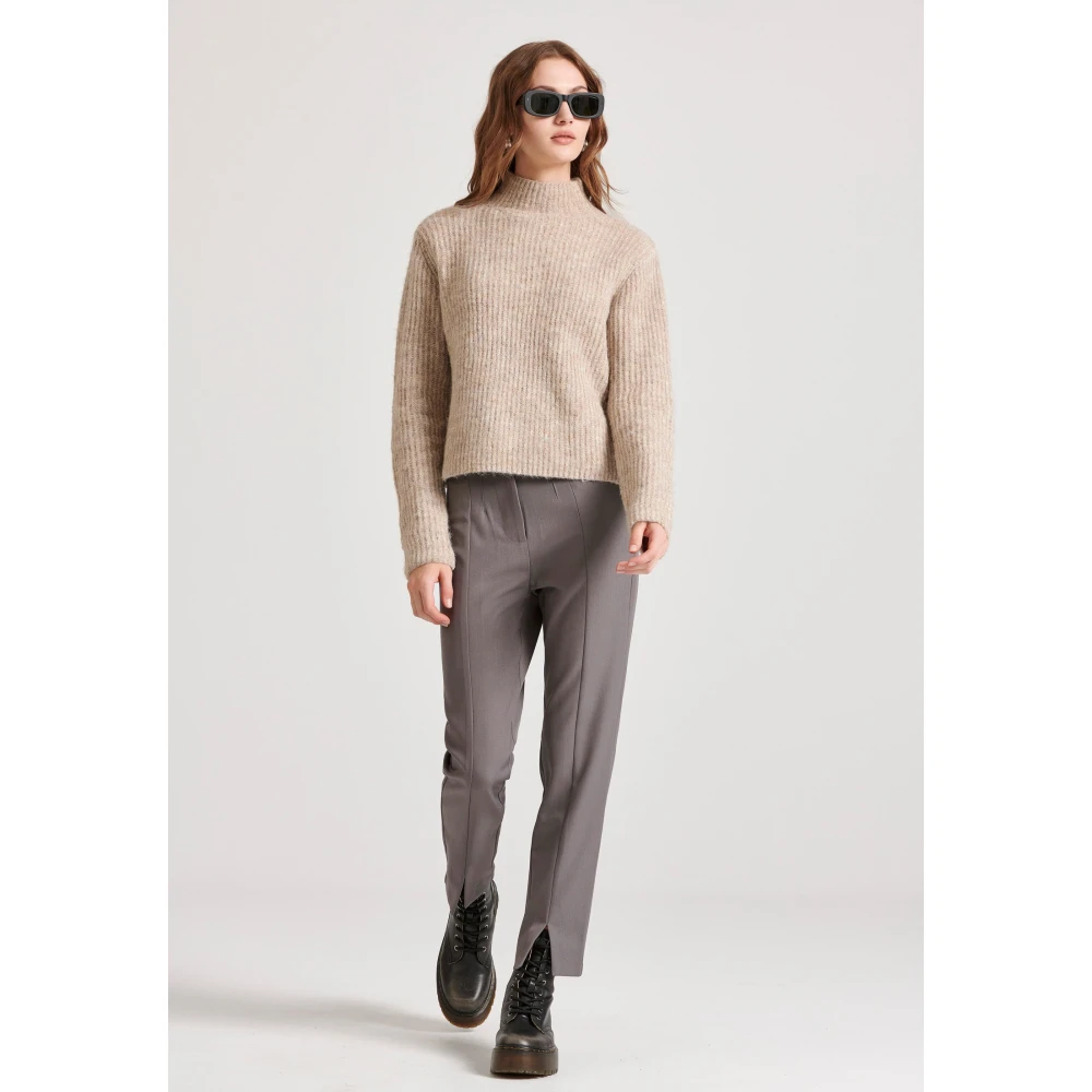 FUNKY BUDDHA Γυναικείο cropped casual παντελόνι