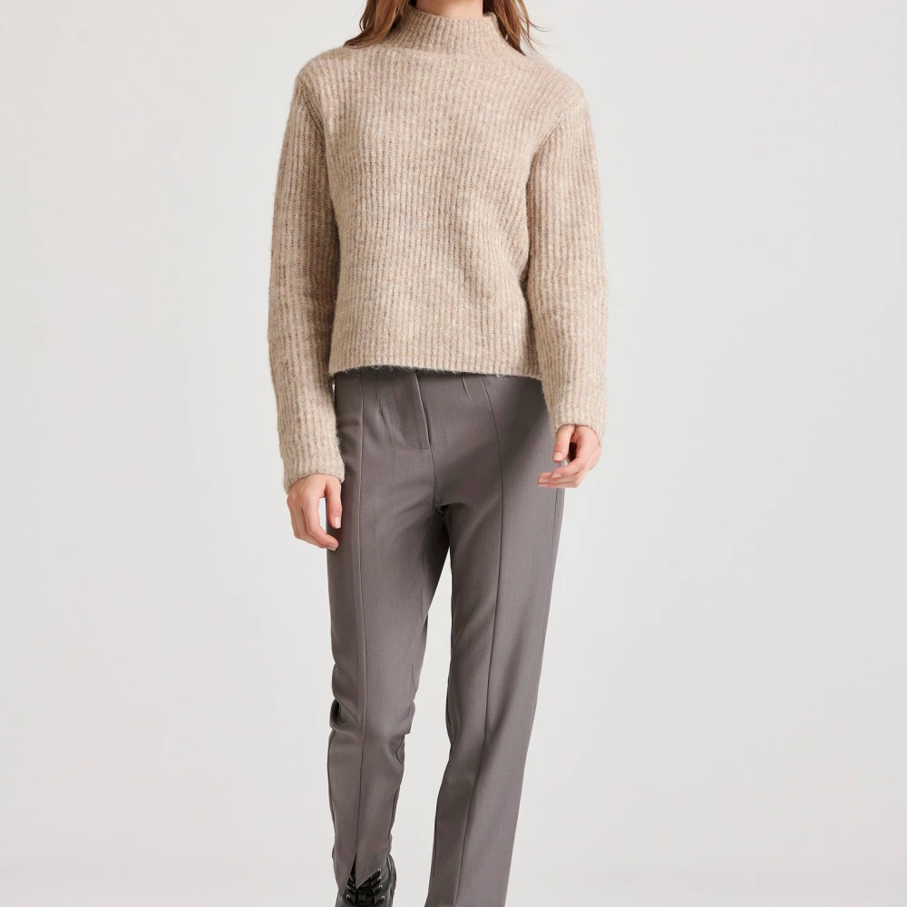 FUNKY BUDDHA Γυναικείο cropped casual παντελόνι