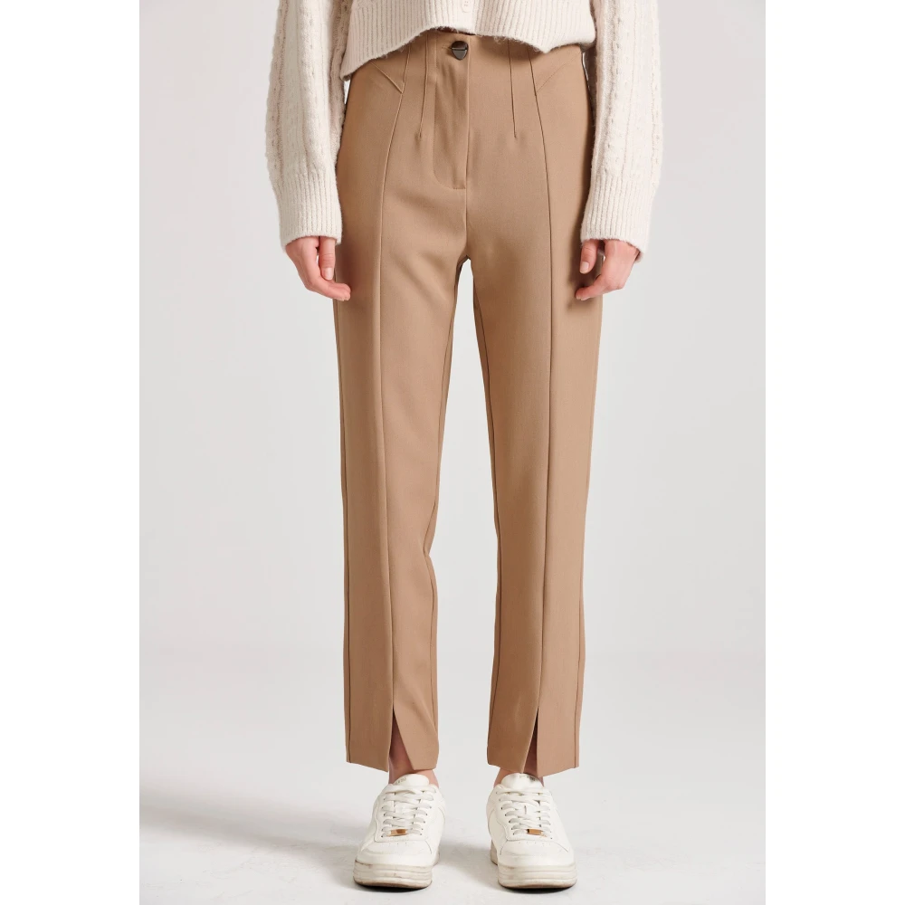 FUNKY BUDDHA Γυναικείο cropped casual παντελόνι