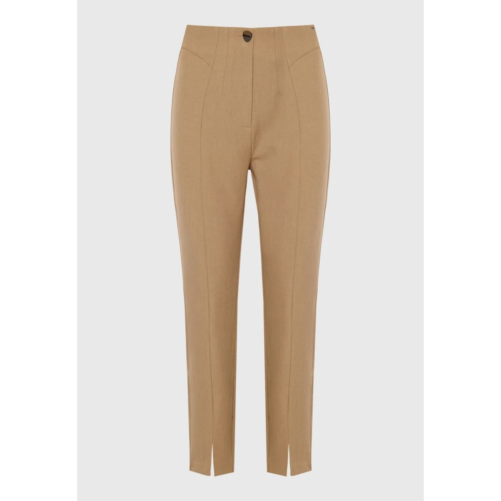 FUNKY BUDDHA Γυναικείο cropped casual παντελόνι