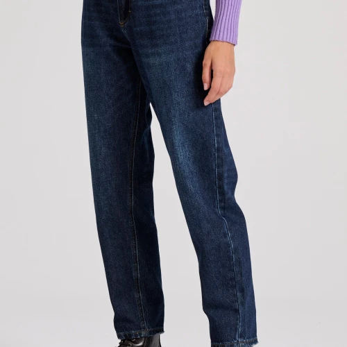 FUNKY BUDDHA Γυναικείο moms fit τζιν παντελόνι