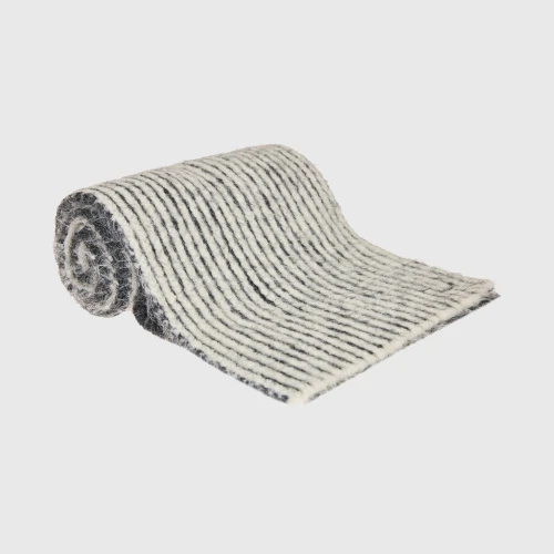 FUNKY BUDDHA Γυναικείο κασκόλ με δίχρωμη πλέξη