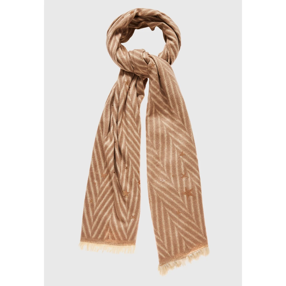 FUNKY BUDDHA Γυναικείο κασκόλ με μοτίβο