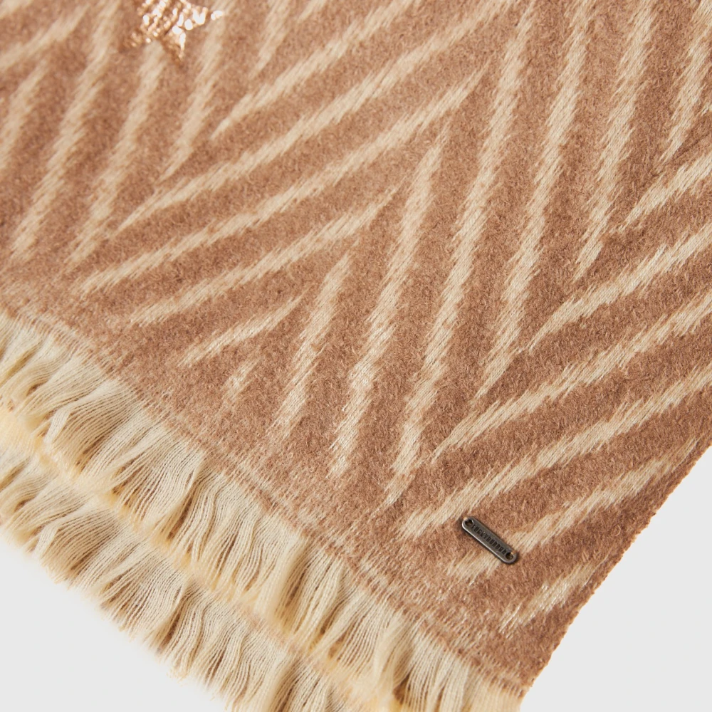 FUNKY BUDDHA Γυναικείο κασκόλ με μοτίβο