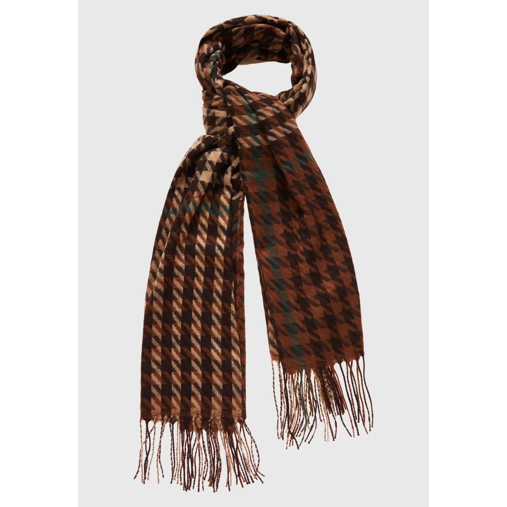 FUNKY BUDDHA Γυναικείο κασκόλ σε καρό σχέδιο