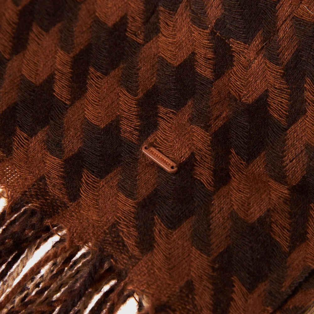 FUNKY BUDDHA Γυναικείο κασκόλ σε καρό σχέδιο