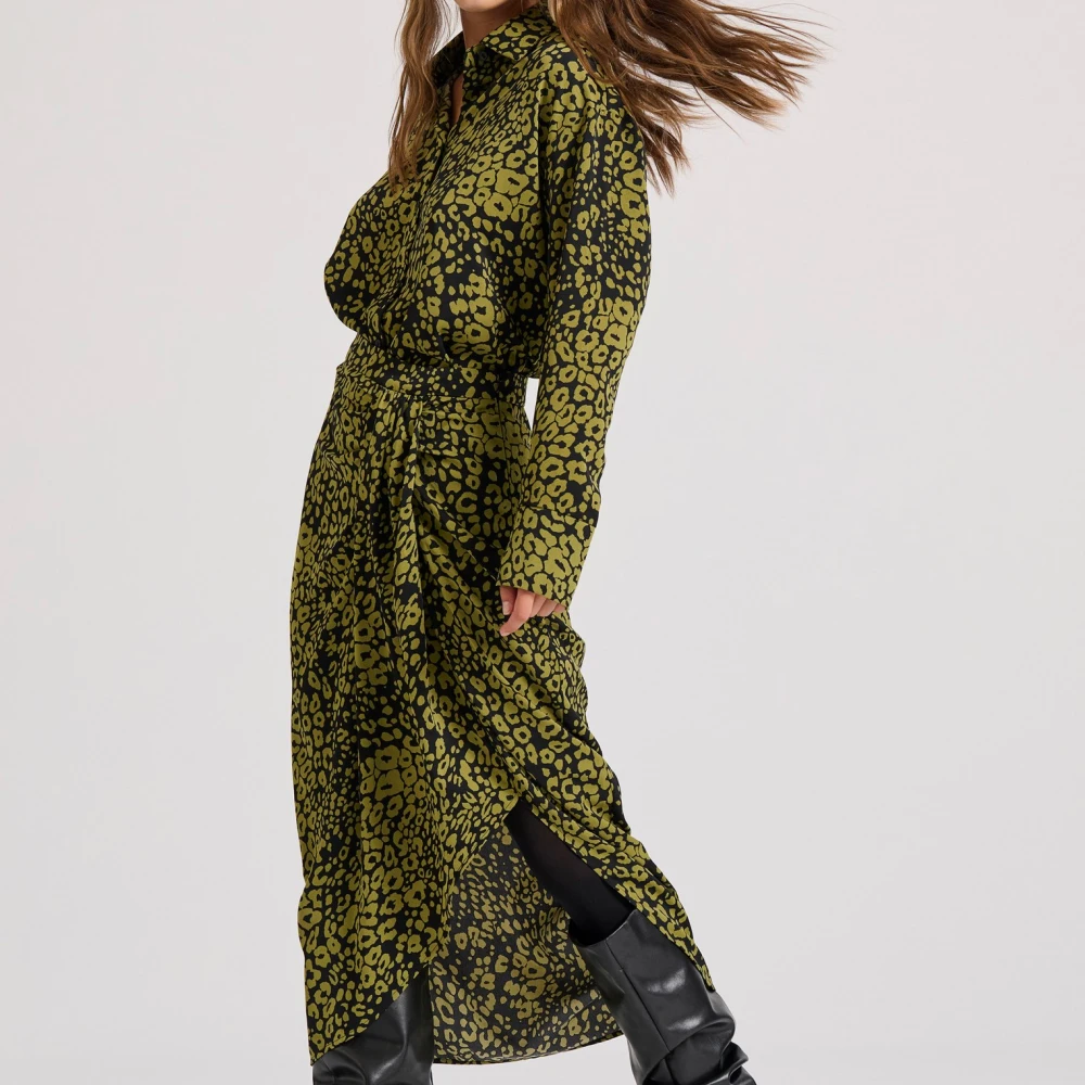 FUNKY BUDDHA Εμπριμέ μίντι κρουαζέ φούστα