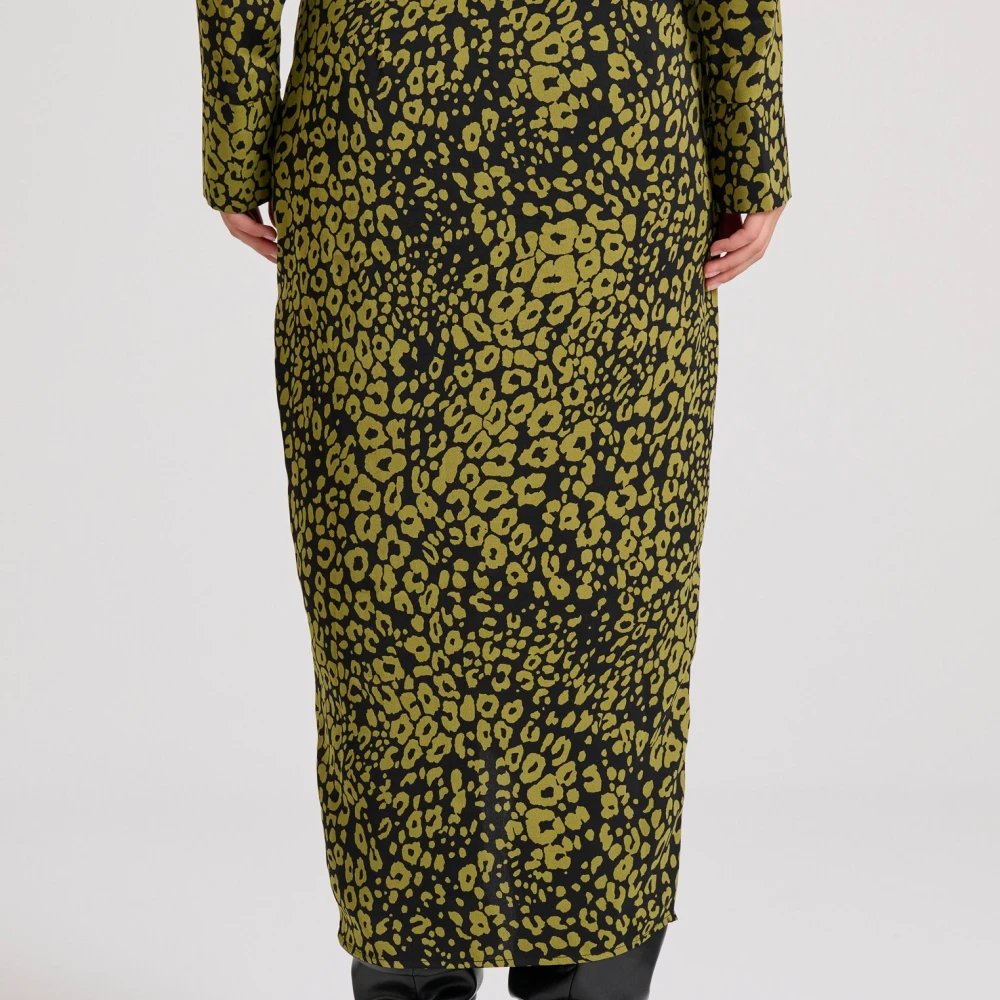 FUNKY BUDDHA Εμπριμέ μίντι κρουαζέ φούστα