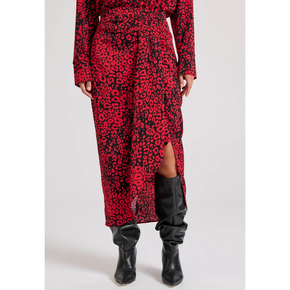 FUNKY BUDDHA Εμπριμέ μίντι κρουαζέ φούστα