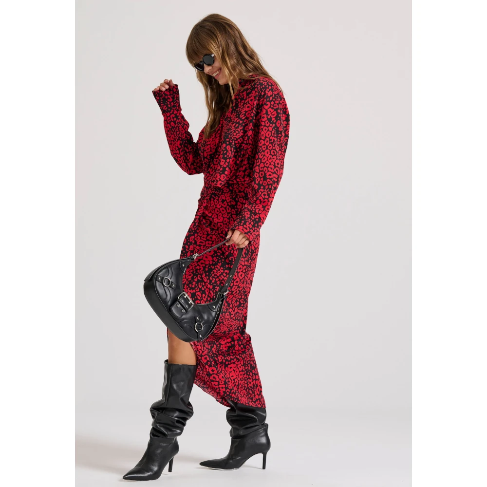 FUNKY BUDDHA Εμπριμέ μίντι κρουαζέ φούστα