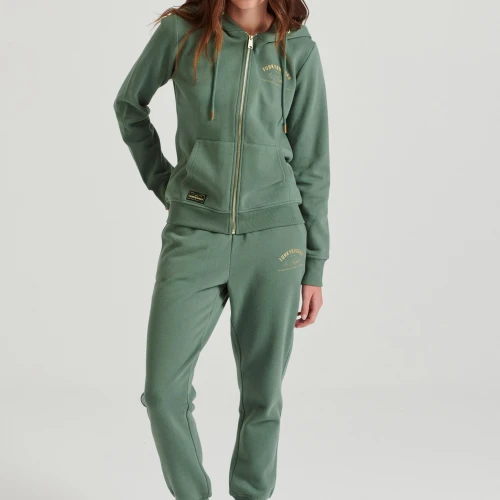 FUNKY BUDDHA Ζακέτα φούτερ με τύπωμα στο στήθος