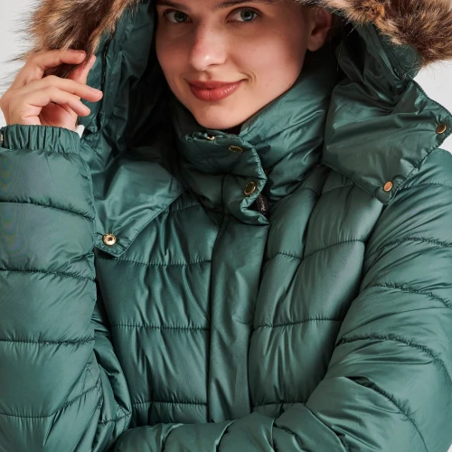 FUNKY BUDDHA Καπιτονέ puffer μπουφάν με αποσπώμενη γούνα