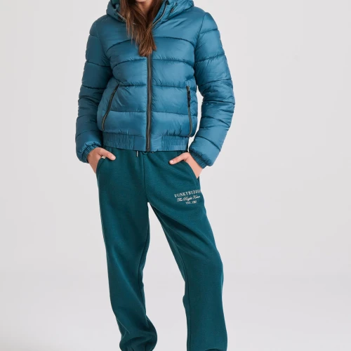 FUNKY BUDDHA Καπιτονέ puffer μπουφάν με κουκούλα