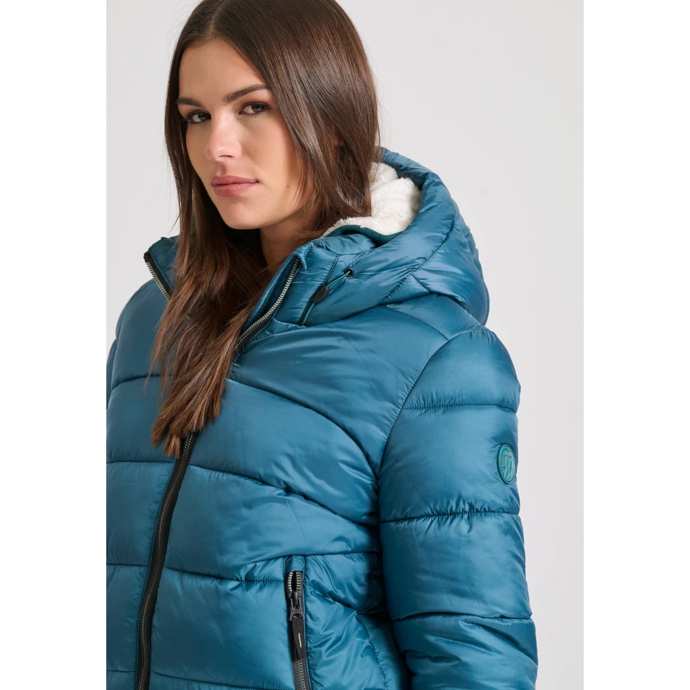 FUNKY BUDDHA Καπιτονέ puffer μπουφάν με κουκούλα