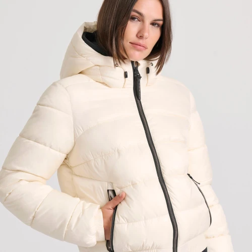 FUNKY BUDDHA Καπιτονέ puffer μπουφάν με κουκούλα