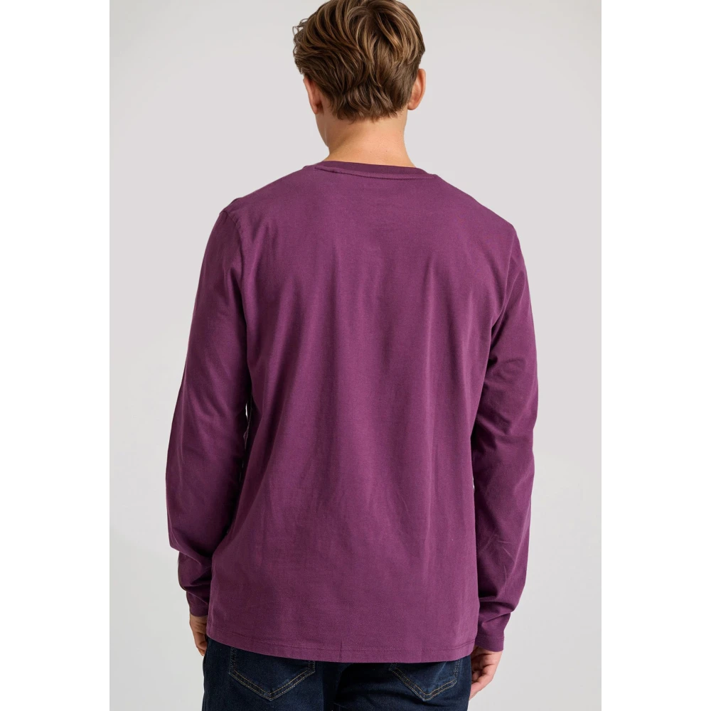 FUNKY BUDDHA Μακρυμάνικη μπλούζα με κέντημα στο στήθος