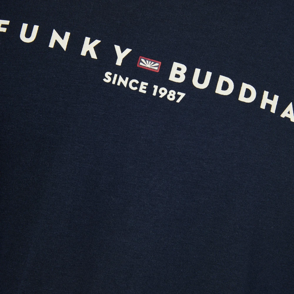 FUNKY BUDDHA Μακρυμάνικη μπλούζα με τύπωμα στο στήθος