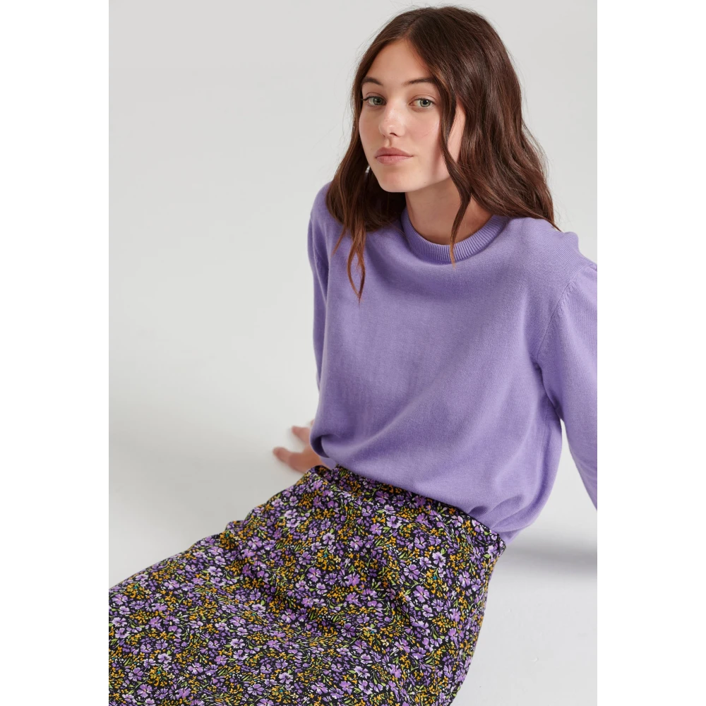 FUNKY BUDDHA Μίντι φλοράλ φούστα σε Άλφα γραμμή