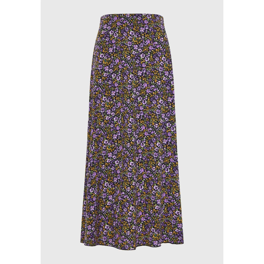 FUNKY BUDDHA Μίντι φλοράλ φούστα σε Άλφα γραμμή