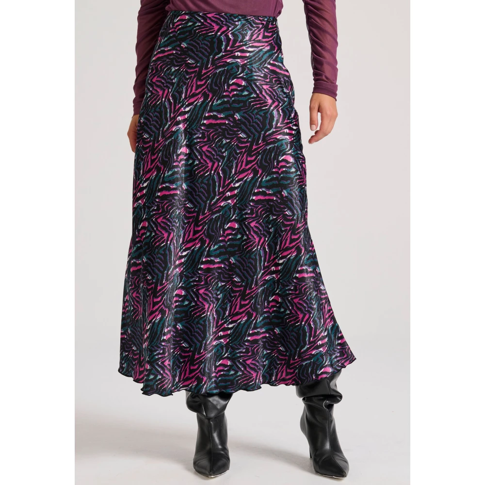 FUNKY BUDDHA Μίντι φούστα με all over τύπωμα