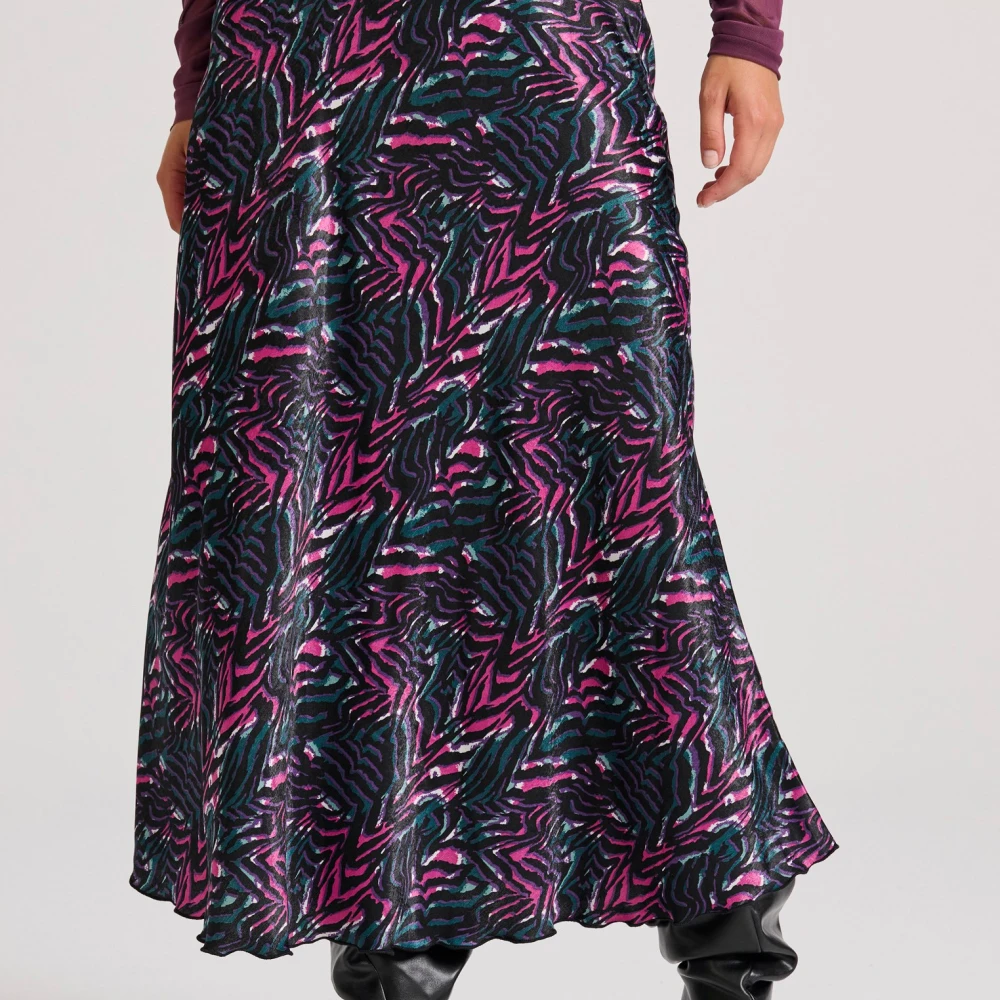 FUNKY BUDDHA Μίντι φούστα με all over τύπωμα