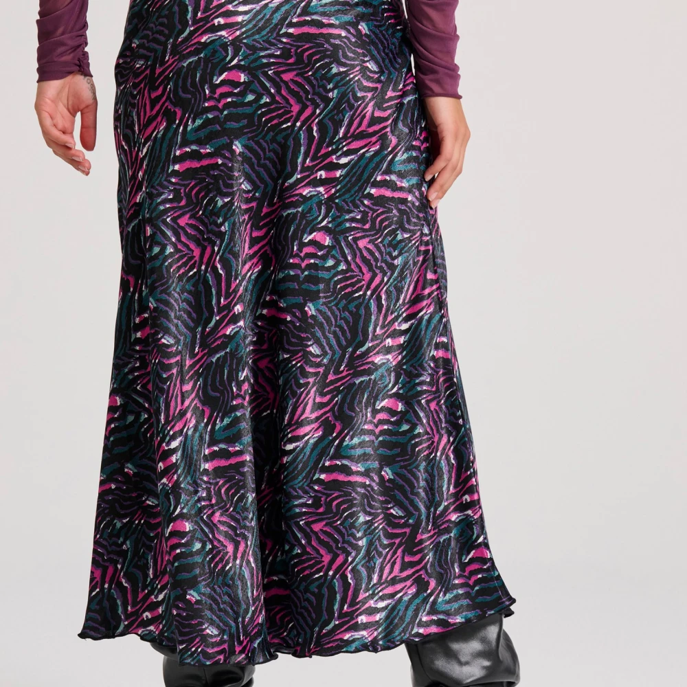 FUNKY BUDDHA Μίντι φούστα με all over τύπωμα