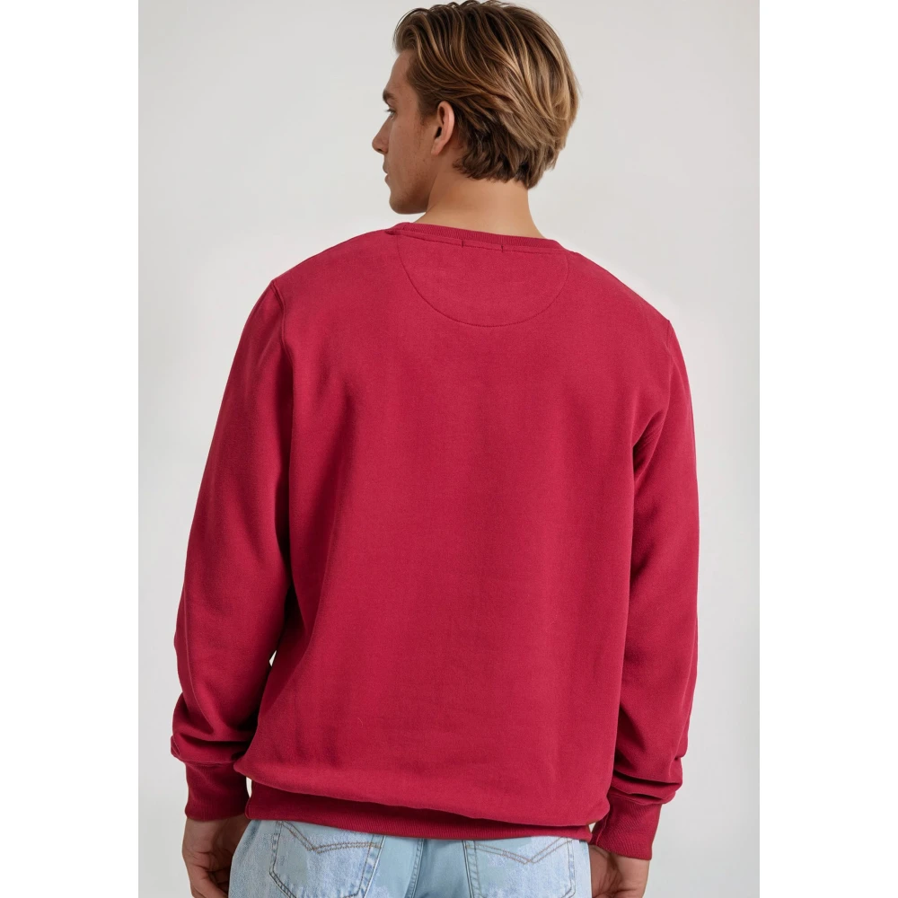 FUNKY BUDDHA Φούτερ με branded τύπωμα στο στήθος